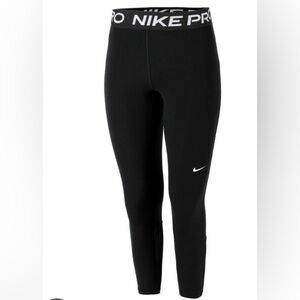Nike Pro Dri Fit Black/White Leggings # Large